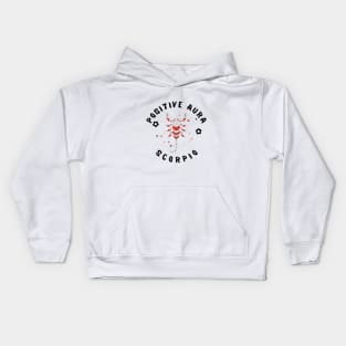 Positive Aura Scorpio Kids Hoodie